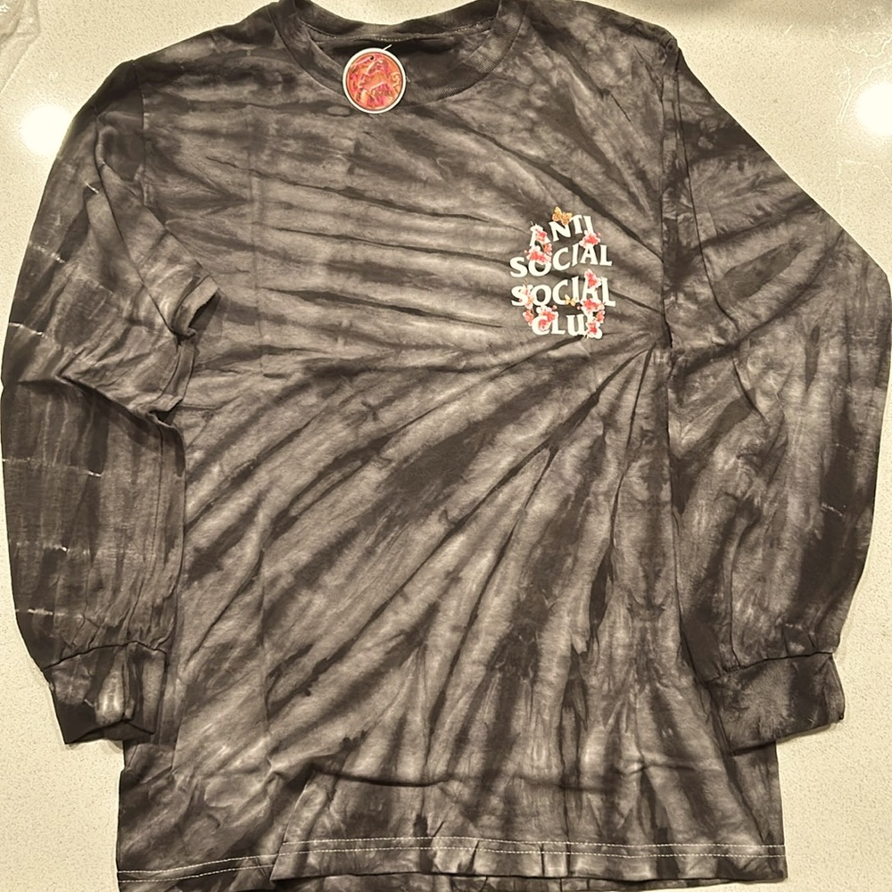 Anti Social Social Club Kkoch Wifi Tie Dye Long Sleeve - SIZE SMALL -